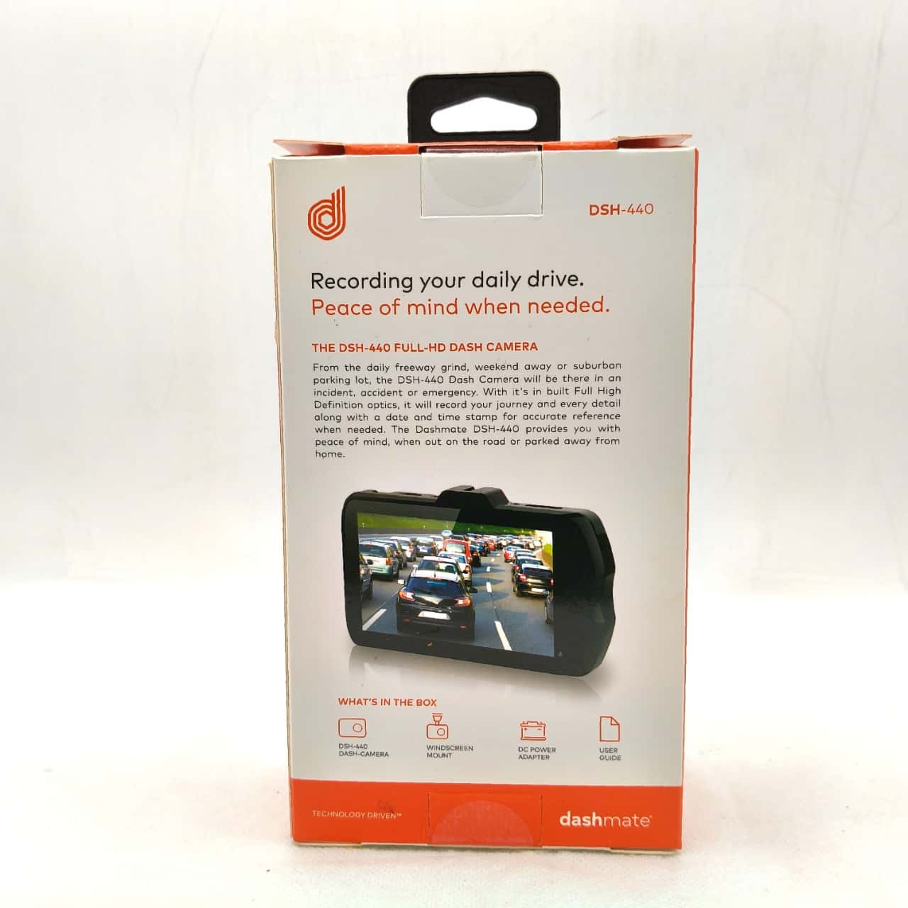 Dashmate DSH-410 HD Dash Camera With 2.4" LCD Screen & Motion Detection