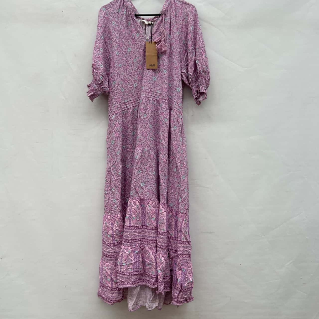 Jaase Womens Size XS Maxi Dress Floral / Purple (s)