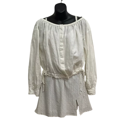 Country Road Womens  Size 6 Long Sleeve Top Off White 