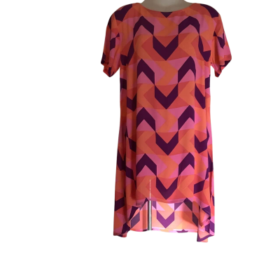Mister Zimi.  High Low Dress with Short Sleeves.   Size 14 