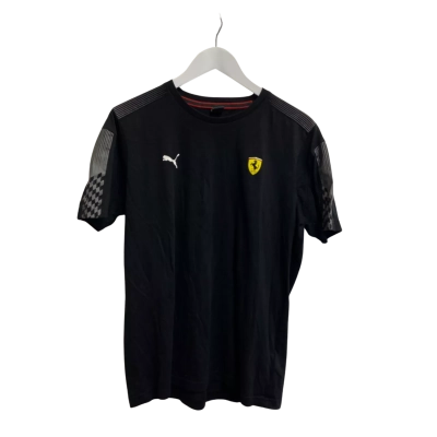Puma Mens  Size L Short Sleeve Shirt Black  