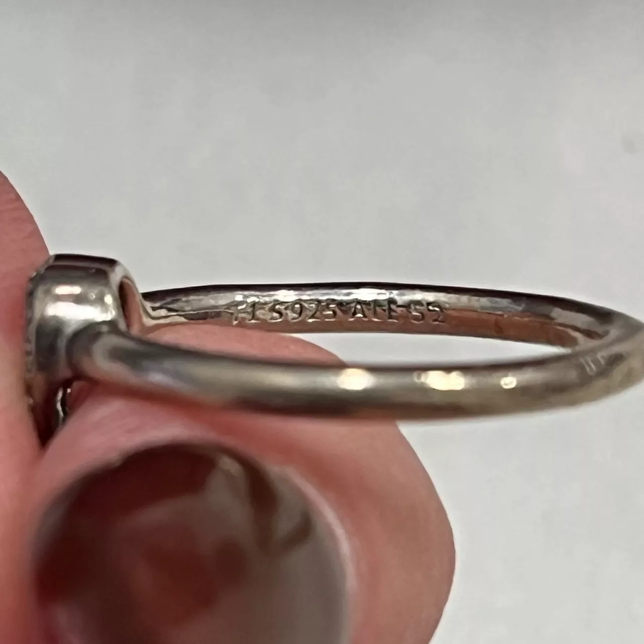 925 Heart ring size 52