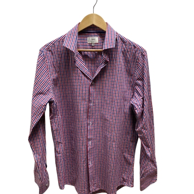 Blaq Mens  Size 42 Red Check Shirt