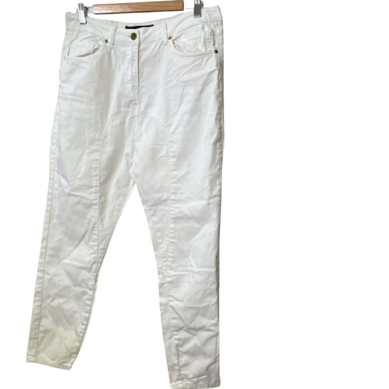 Camilla & Marc Womens Jeans Size 26 Straight Leg White