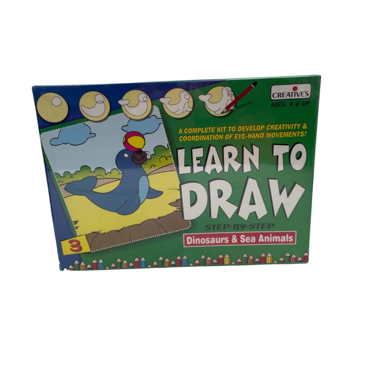 Learn to Draw Step by Step Dinosaurs and Sea Animals (s)