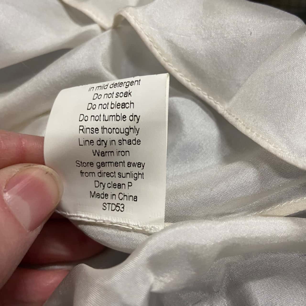 Willow tie Dye Silk dress with slip Womens Size 6 Blue