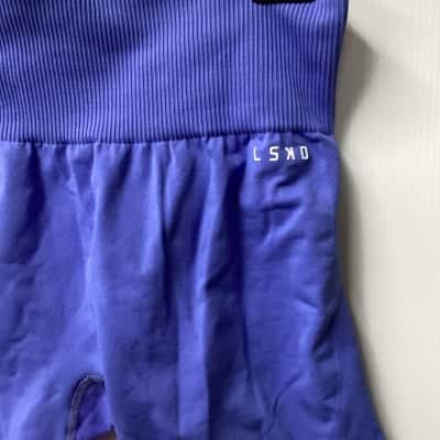 LSKD Womens  Size M Shorts Blue C