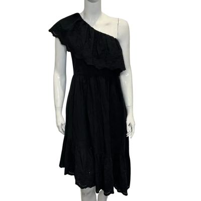 Piper Womens  Size 12 Maxi Dress Black  