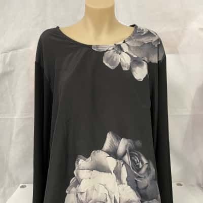 MySize Womens Black Top -  Size M Brand New RRP $119.95