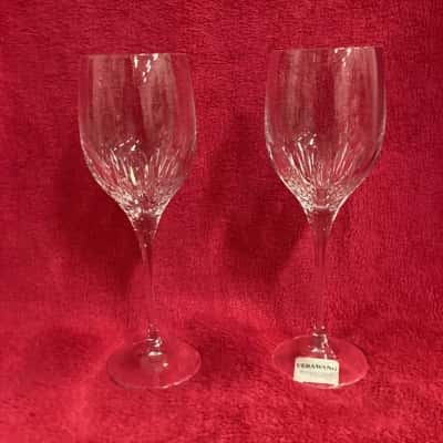 Vera Wang Crystal Wine Glasses