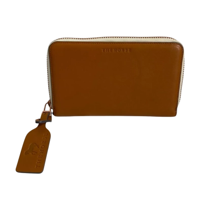 The Horse Womens Leather Wallet Tan/Rose Gold