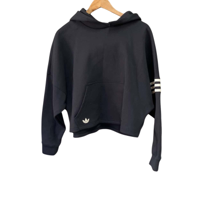 Adidas Womens  Size L Hooded Jacket Black  