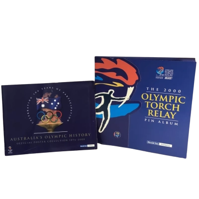 Australia’s Olympic History and Pin Album as pictured