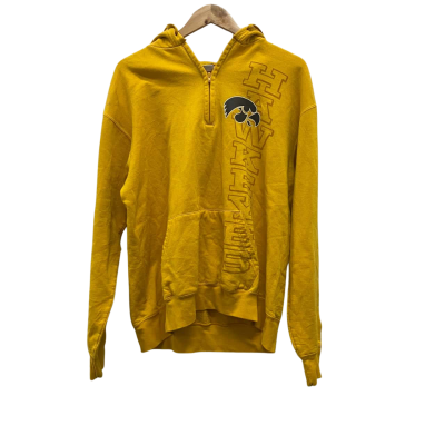 Champion Iowa Hawkeyes Unisex  Size XL Hoodie Mustard 