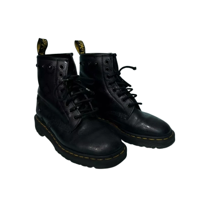 Dr Martens 1460 Ben Stud Black Boots Size 38
