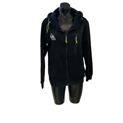 Quicksilver Unisex  Size L Hooded Jacket Black  