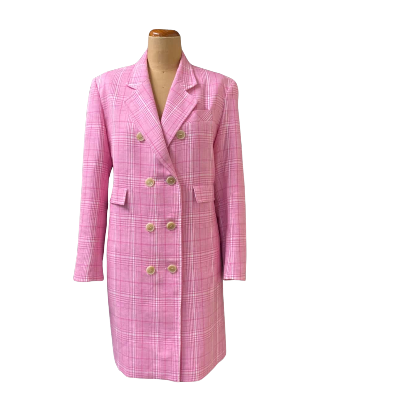 Trelise Cooper Womens "Check Me Out" Power Suit Plaid Coat size 12(s)
