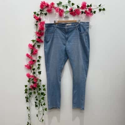 Levi Strauss & Co. Womens Size 24 Skinny Sculpting Jeans Blue 