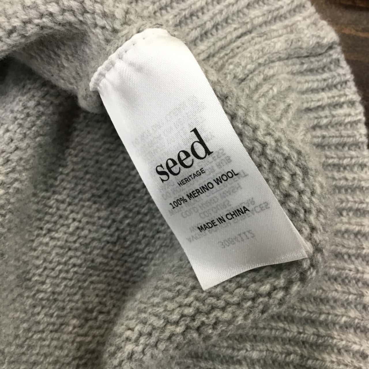 Seed Heritage Grey And White Jumper main image 0