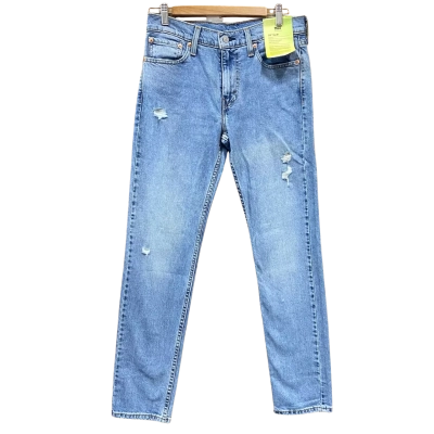 Levi’s 511 Light Blue Slim-Fit Distressed Jeans Size 30