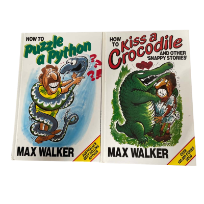 Max Walker books x 2