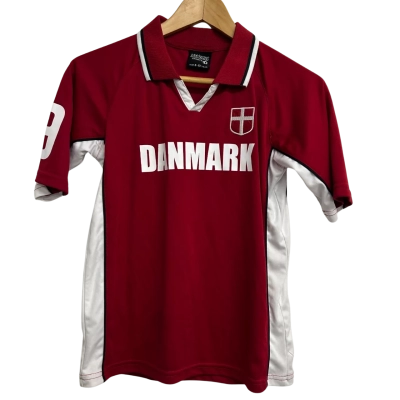 Kids Size 8-10yrs Red Danmark Jersey  