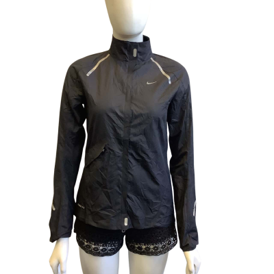 Nike Women's Size S Storm - Fit Raincoat Black  