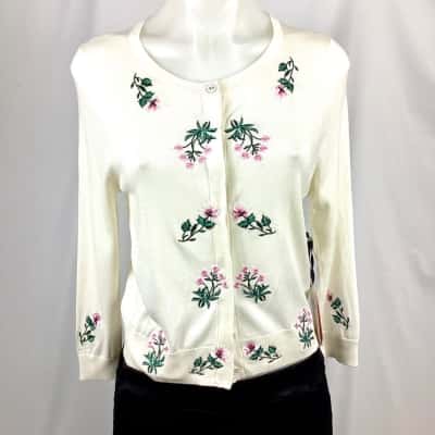 Alannah Hill My Love Potion Cardi - White Size 10