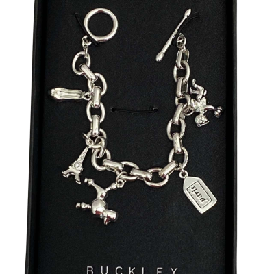 Buckley London Silver-tone Charm Bracelet