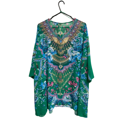 Autograph Womens  Size 30 Floral Top Blue / Green / Pink  / White / Yellow 