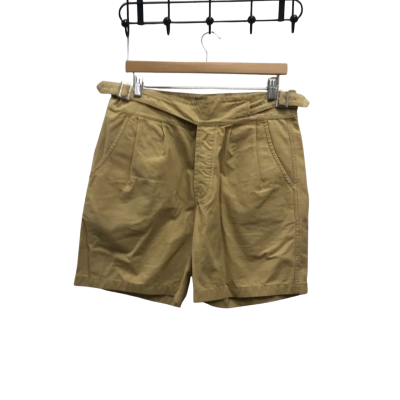 okonkwo 'Vintage Style' Mens  Size L Military Shorts Beige 