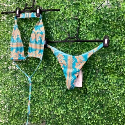 Billabong Womens  Size 8 / 10 Bikini Set Multicoloured 