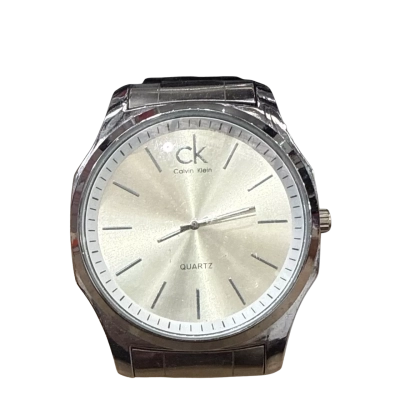 Silver  CK inspired minimalist watch