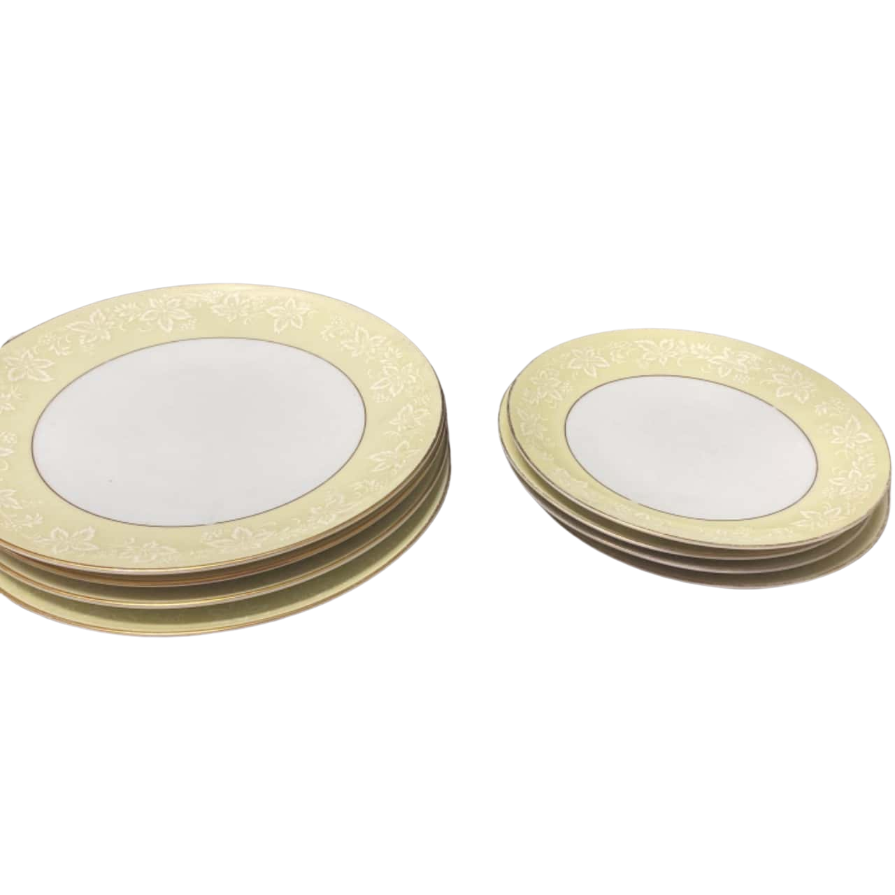 Noritake “annulaire” dinner plates set 6689