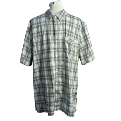 Kathmandu Mens  Size XXL Checked / Grey / White 
