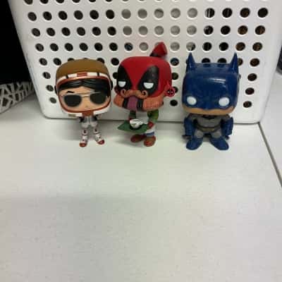 Three funko pops 
