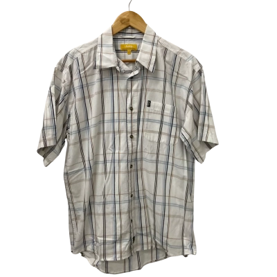 Jeep Mens  Size M Short Sleeve Shirt Checked / Multicoloured 