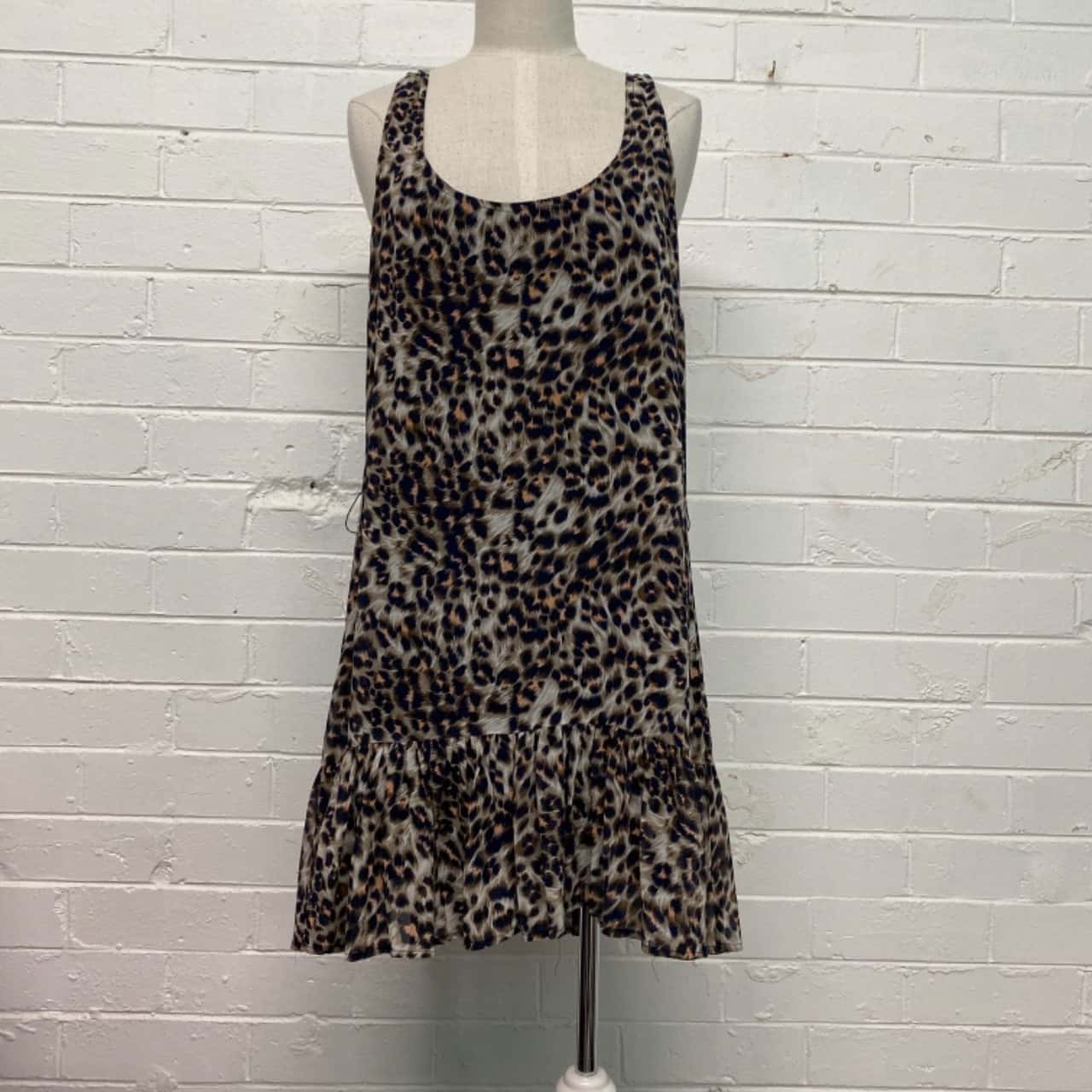 Sportsgirl Womens Dress Size 14 Animal print (s)