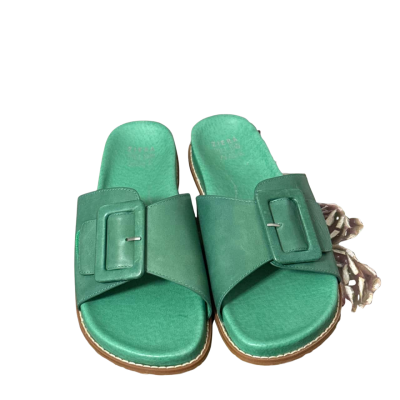 Ziera Pillow Walk Green Sandals - Size 42