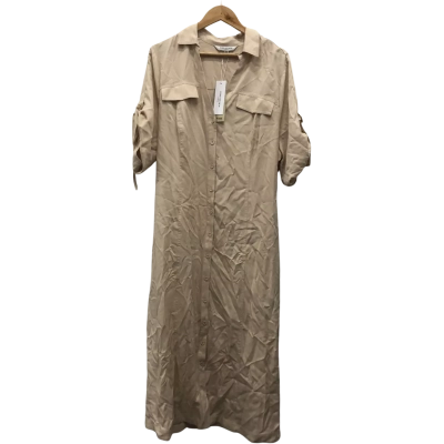Forever New Curve Womens  Size 20 Midi Dress Cream BNWT$169