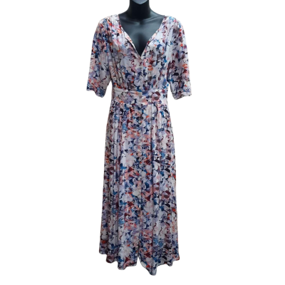 ECOLOGY Size 14 Button Through Maxi Dress