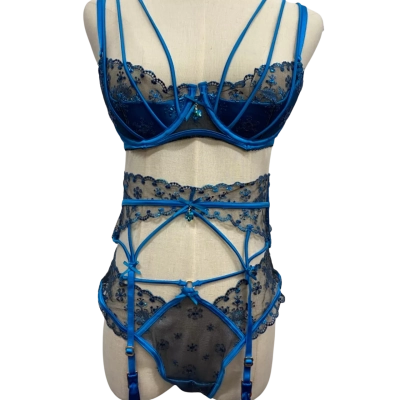 Honey Birdette Sassy K Azure Lingerie Set
