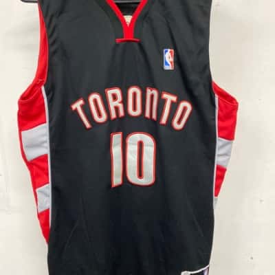 Toronto NBA Mens  Size XL Black  / Grey / Red jersey 