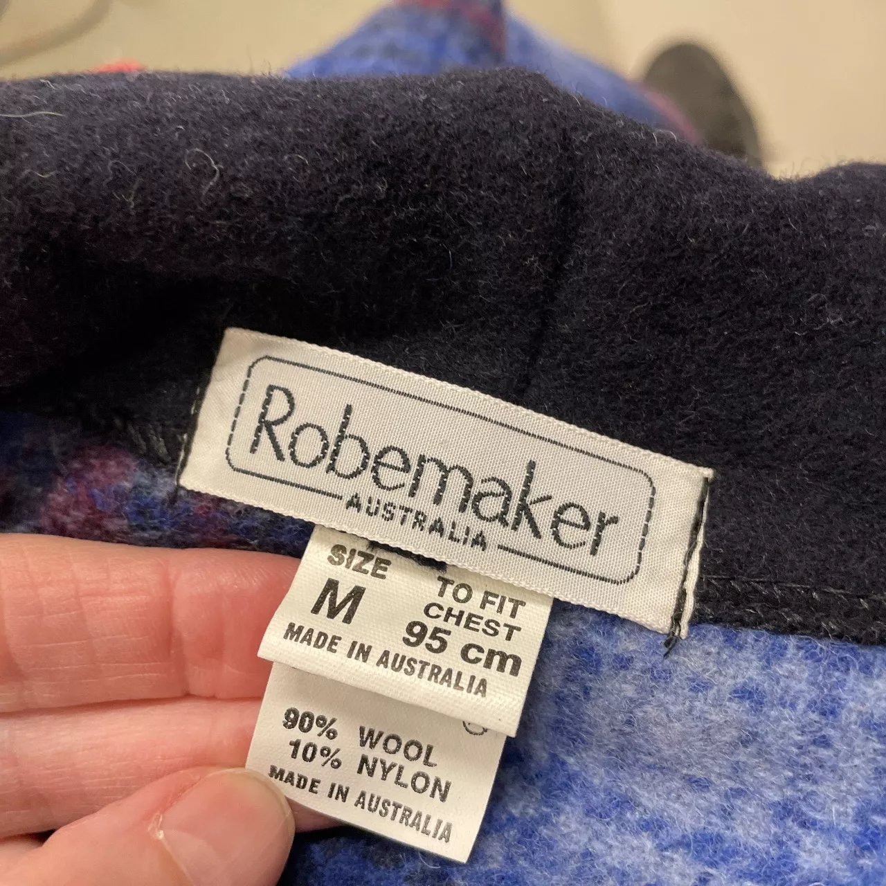 Mens robe maker Australia dressing gown Blue / Maroon / Navy Blue (s ...
