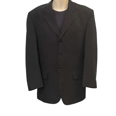 Roger David Mens  Size 97R Blazer Black  