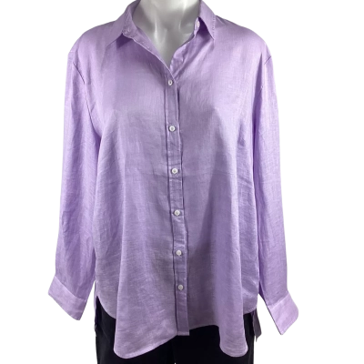 Sportscraft Women’s Daisy Relaxed Shirt - Lilac Size 16