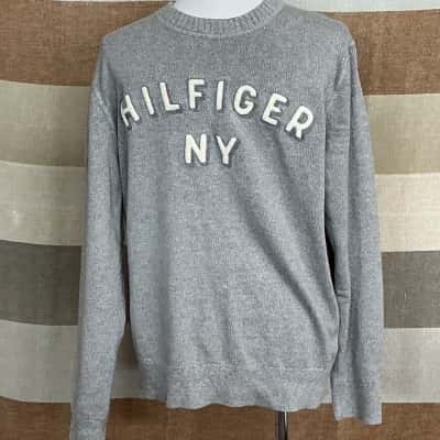 Tommy Hilfiger Mens  Size L Sweatshirt Grey 