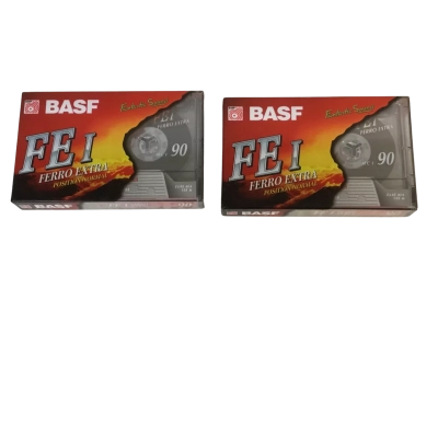BN Vintage BASF Cassette Tapes x 2