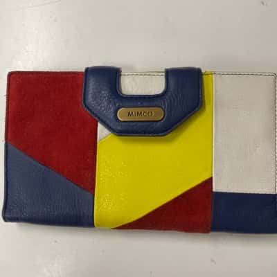 Mimco Womens Purse Blue / Red / White / Yellow 