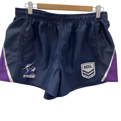 NRL Mens  Size L Blue / Purple Melbourne storm
